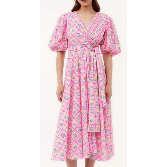 Beyond by Vera 1540 Lola in Positano Blush Dress NWT Sz. L - Picture 1 of 11